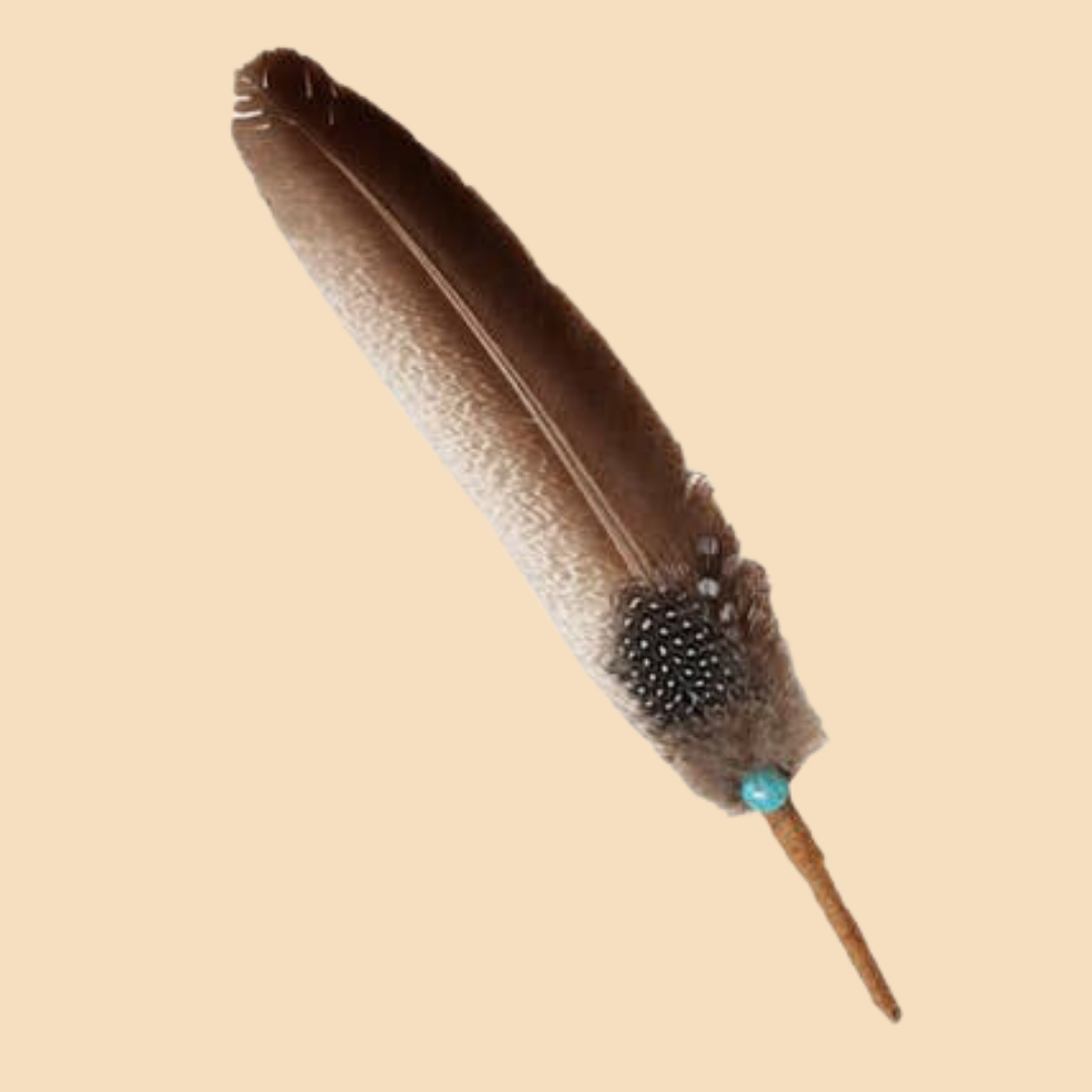 Turkey Feather Smudge Fan