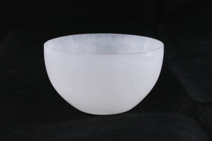 Selenite Charging & Smudge Bowl