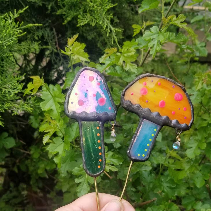 SOLD~OUT :: Mushie Plant Stakes - Pair