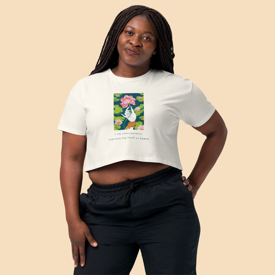 The Human Experience Cropped Tee