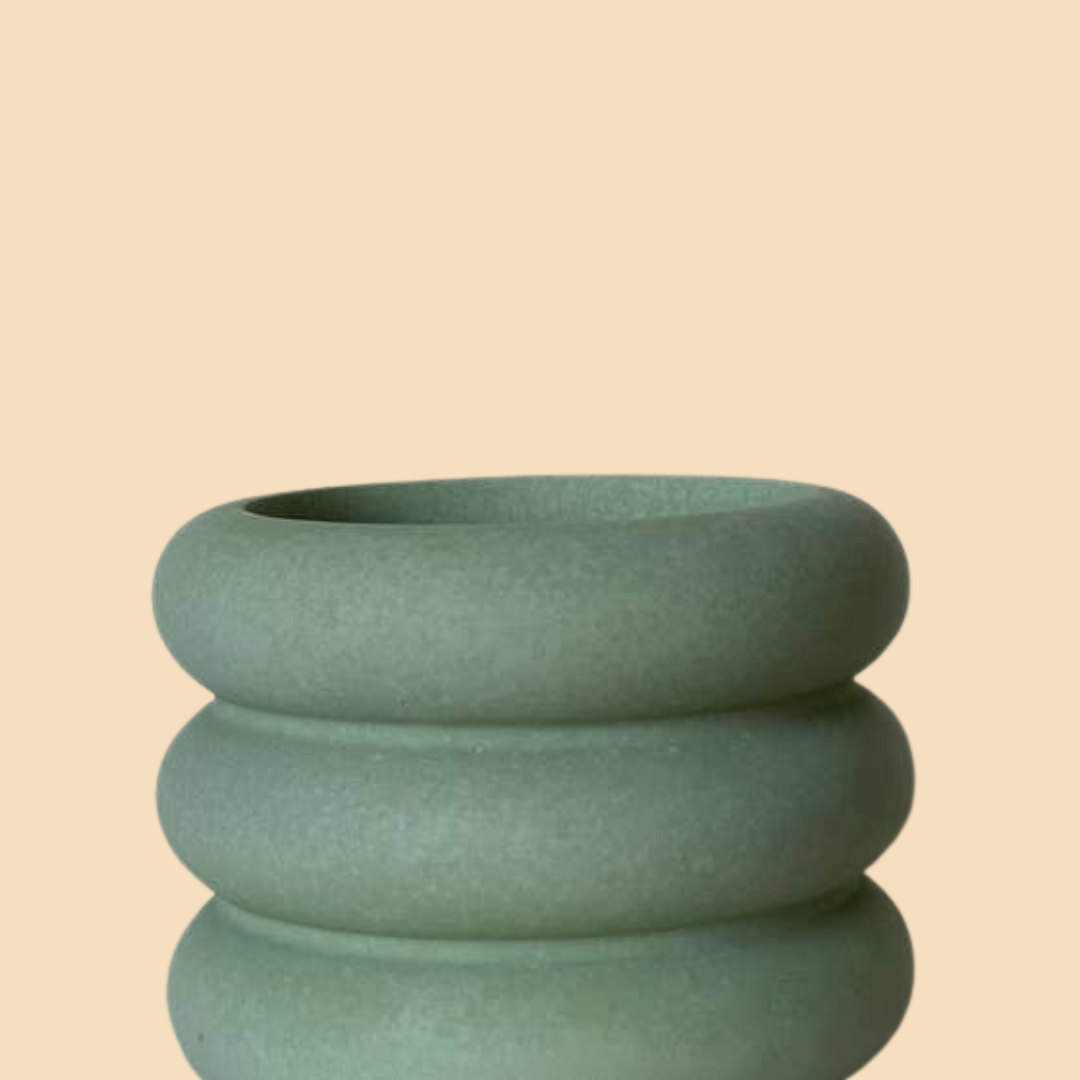 Handpoured Bubble Planter - Matcha