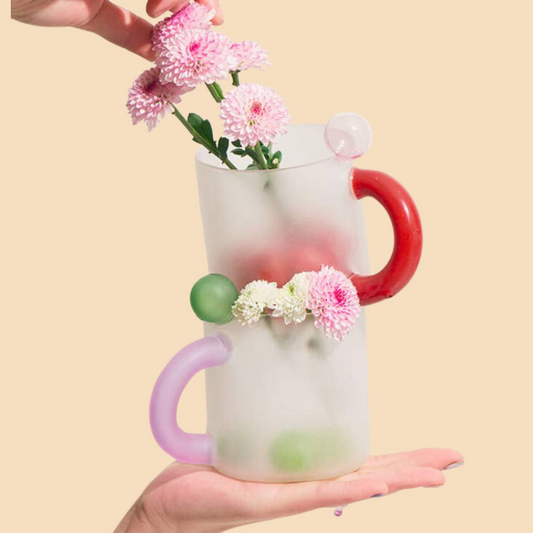 SOLD OUT :: Glass Mug - Bubblegum